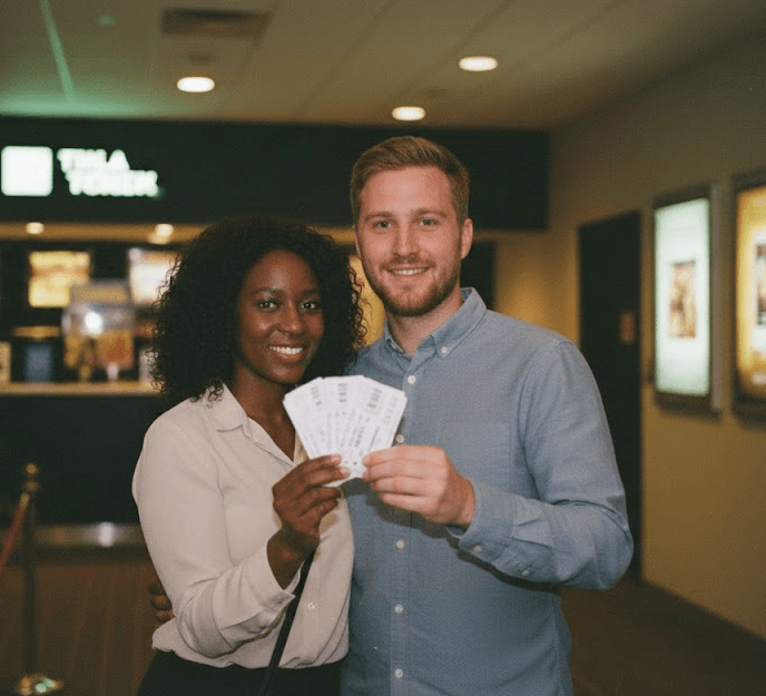 Venue staff donating tickets
